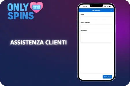 Onlyspins Casino Assistenza clienti